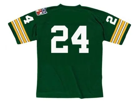 WILLIE WOOD Green Bay Packers 1969 Throwback NFL Football Jersey 