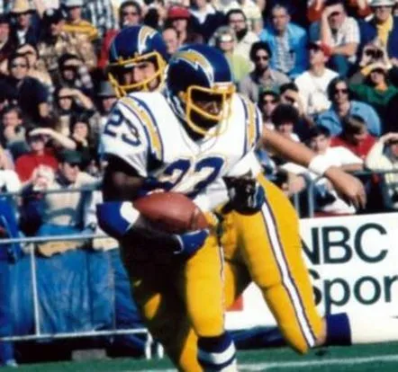 MERCURY MORRIS San Diego Chargers 1976 Throwback NFL Football Jersey 