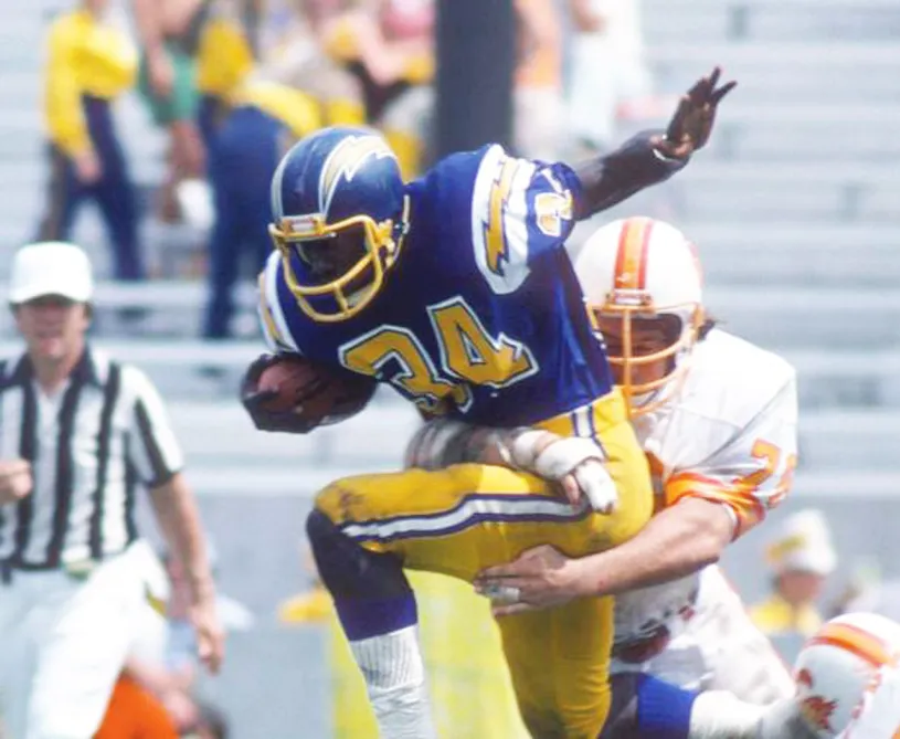 RICKEY YOUNG San Diego Chargers 1976 Throwback NFL Football Jersey 