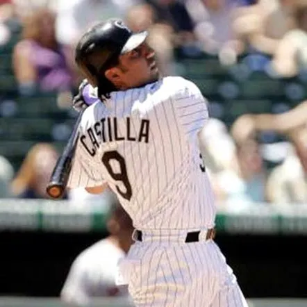 VINNY CASTILLA Colorado Rockies 2004 Majestic Throwback Home Baseball Jersey 