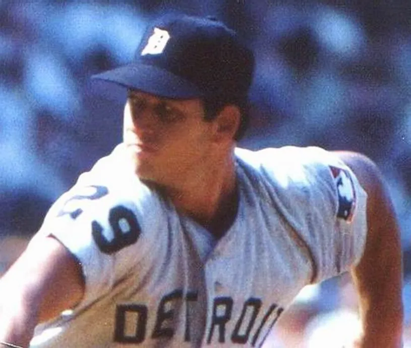 MICKEY LOLICH Detroit Tigers 1969 Away Majestic Throwback Baseball Jersey 