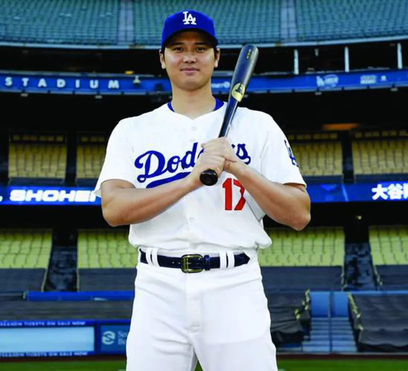SHOHEI OHTANI Los Angeles Dodgers 1980’s Away Majestic Baseball Jersey 
