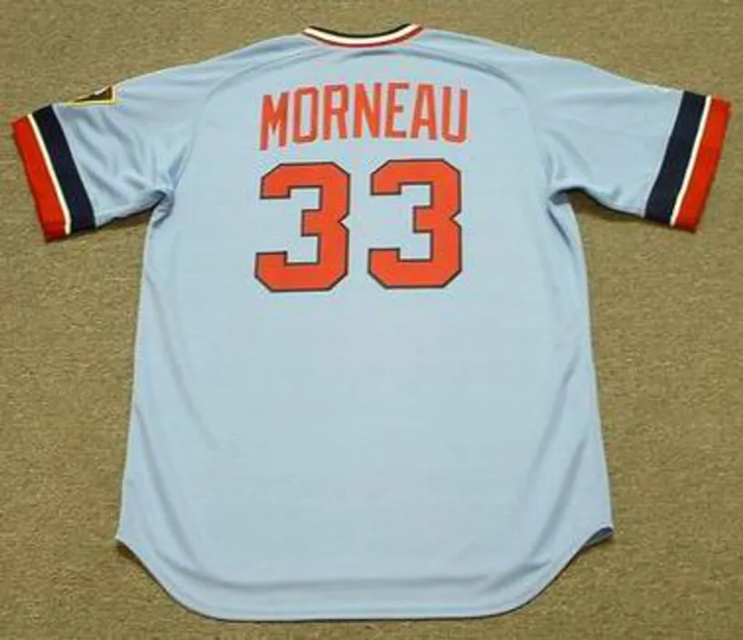 JUSTIN MORNEAU Minnesota Twins Majestic Cooperstown Throwback Baseball Jersey 
