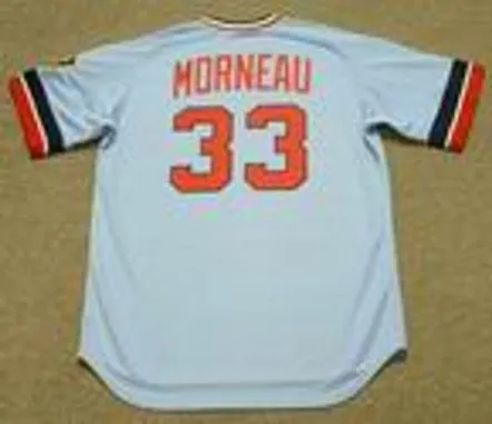 JUSTIN MORNEAU Minnesota Twins Majestic Cooperstown Throwback Baseball Jersey 