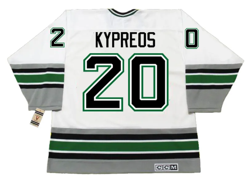 NICK KYPREOS Hartford Whalers 1992 Home CCM Vintage NHL Hockey Jersey 