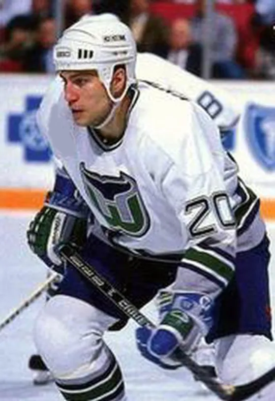 NICK KYPREOS Hartford Whalers 1992 Home CCM Vintage NHL Hockey Jersey 