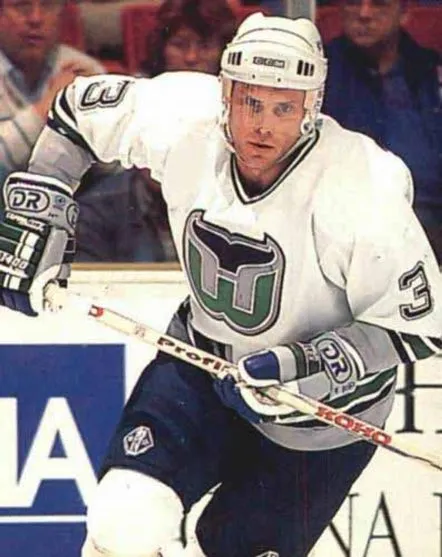 ZARLEY ZALAPSKI Hartford Whalers 1992 Home CCM Vintage NHL Hockey Jersey 