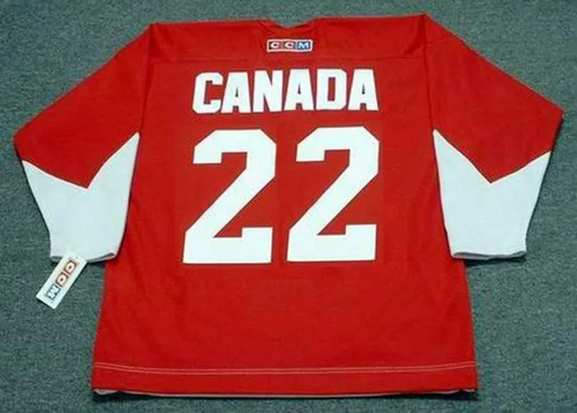 J.P. PARISE Team Canada 1972 CCM Throwback Hockey Jersey 