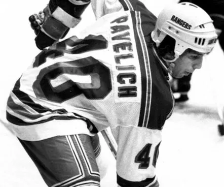 MARK PAVELICH New York Rangers 1982 CCM Vintage Home NHL Hockey Jersey 