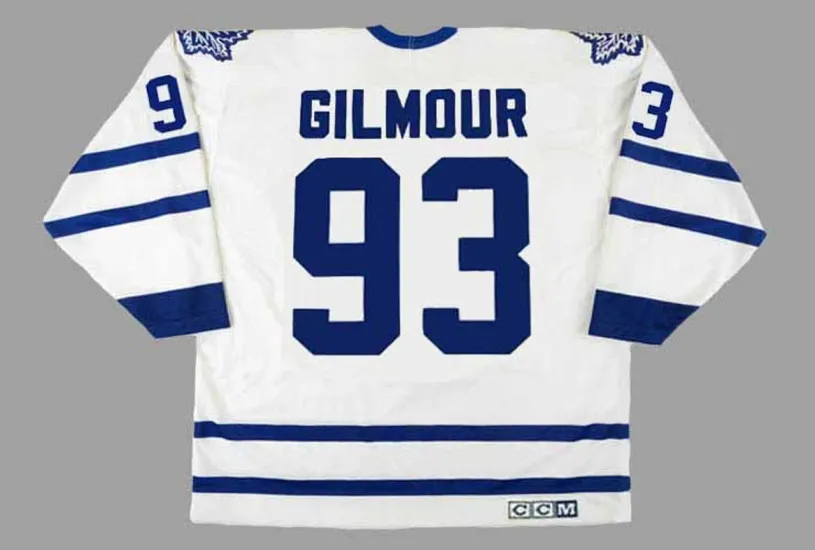 DOUG GILMOUR Toronto Maple Leafs 1995 Home CCM Throwback NHL Hockey Jersey 